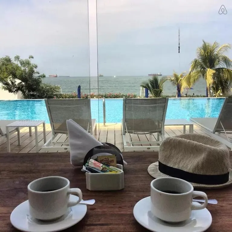 Apartamento De Lujo Frente Al Mar Con Playa Privada! Santa Marta  Apartment